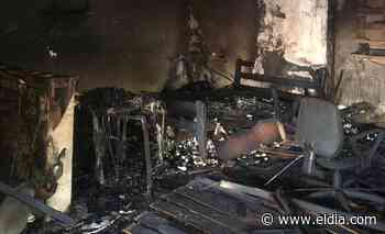 El fuego devoró una casa en Ensenada y una familia perdió todo - Diario El Dia