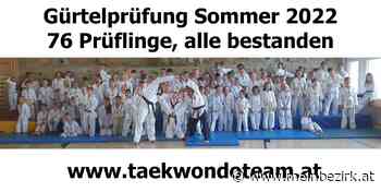 Alle Prüflinge haben mit Bravour bestanden!: Zirler und Mieminger Taekwondo-Gürtelprüfung mit 76 TeilnehmerInnen - meinbezirk.at