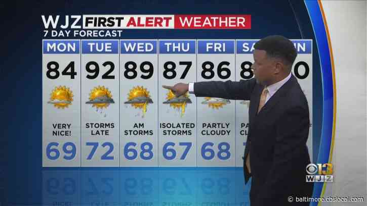 Maryland Weather: A Cold Front Will Increase The Possibility Of Rainstorms