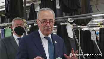 U.S. Senate Majority Leader Chuck Schumer will work remotely after Covid diagnosis