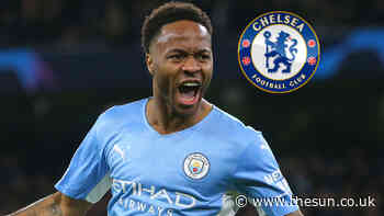 Raheem Sterling awaiting results of medical before flying to meet new Chelsea team-mates after £50m Man... - The Sun