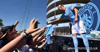 Man City's new signing unveiling event at Etihad halted by medical emergency in crowd - The Mirror