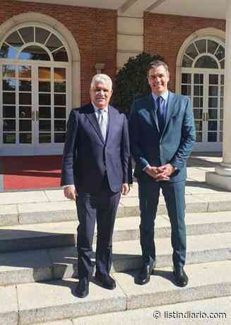 El presidente de España Pedro Sánchez recibió a Miguel Vargas Maldonado - Listin Diario