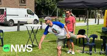 Leraar uit Merchtem wil wereldrecord Kubb spelen verbreken: "Het spel op zich is niet zwaar, maar 24u lang spelen wel" - VRT NWS