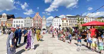 Heerlijk sfeertje op de Markt met straatanimatie voor Vlaanderen Feest - Het Laatste Nieuws