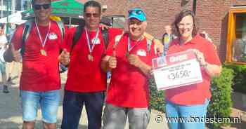 Met lange wandeling over Tholen halen Vrienden van Siem meer dan 3600 euro op voor ziekenhuis - BN DeStem