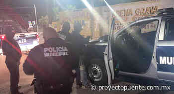 Con piedras agrede sujeto a elementos de Policía de Hermosillo - Proyecto Puente