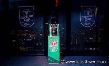 Carabao Cup ball number revealed! | News - lutontown.co.uk