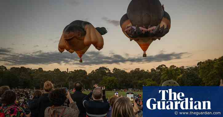 Skywhale grounded after Ballarat winds rip ‘quite big’ gash in balloon sculpture