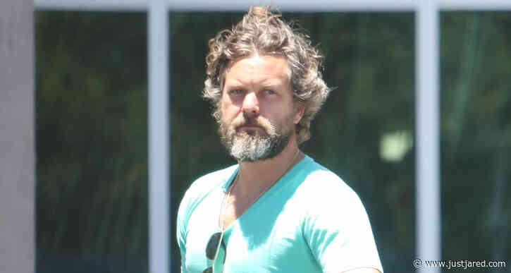 Joshua Jackson Shows Off Bushy Beard While Out Running Errands