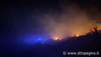 Video - Incendio nella notte tra Castellabate e Agropoli - Ottopagine