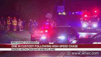 Chase after carjacking ends in crash