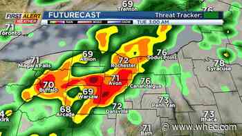 First Alert Forecast: Hot Monday with much needed rain tonight