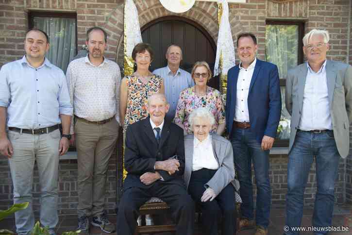 Grootouders van schepen Saelens vieren platina jubileum