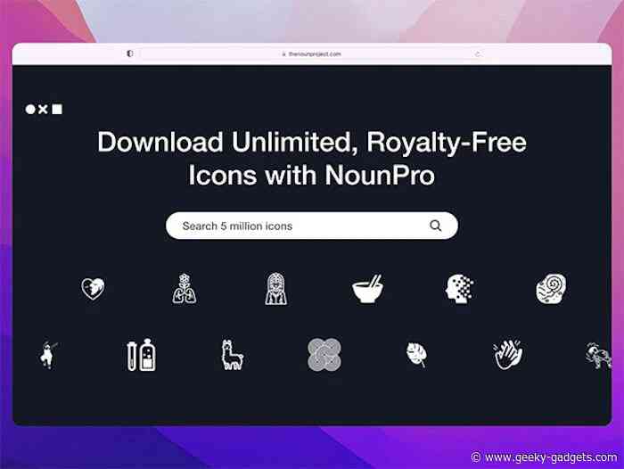 Reminder: Save 59% on the Noun Project Unlimited Individual Plan 5-Yr Subscription