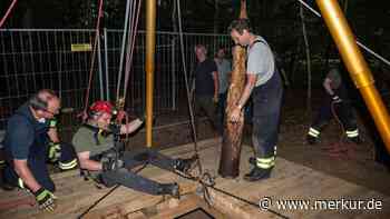 Mysteriöser Brunnen im Ebersberger Forst: Das sind die ersten Funde aus der Tiefe - Merkur.de