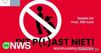 Brugge start campagne tegen wildplassen: "Opgeplast, u kunt een boete krijgen" - VRT NWS