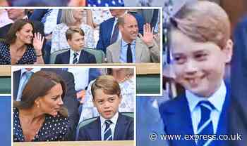 Prince George backs Djokovic with a grin as he greets Wimbledon staff before men's final - Express