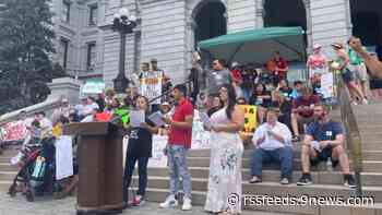 Demonstrators at the Capitol call for overturning Colorado's 'rent stabilization' ban