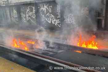 Battersea: Fire on tracks between Victoria and Brixton stations