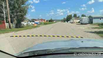 Fort Simpson installs speed bumps to slow down drivers - Cabin Radio