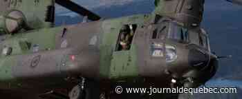 Des hélicoptères militaires en exercice dans le ciel en Montérégie et en Estrie
