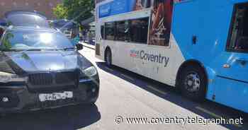 Police seize BMW blocking the Burges in Coventry - Coventry Live