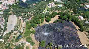 Massa Lubrense, intervento tempestivo per domare l'incendio a Tore di Casa - Positanonews - Positanonews