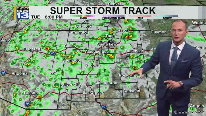Heavy rain could lead to flash flooding Tuesday