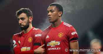 Bruno Fernandes' problem with Anthony Martial as he makes Man Utd return prediction - The Mirror