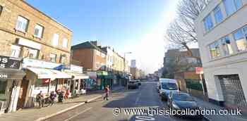 Stockwell crash: Motorcyclist taken to hospital after bus crash