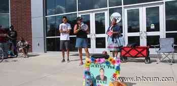 Protesters demand Fargo police release footage in fatal shooting of Native American man - INFORUM