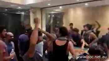 Protesters recorded themselves storming the President's palace. This is what it looked like