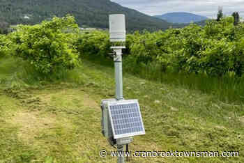 New weather stations in the Creston area to benefit local farmers, fruit growers - Cranbrook Townsman