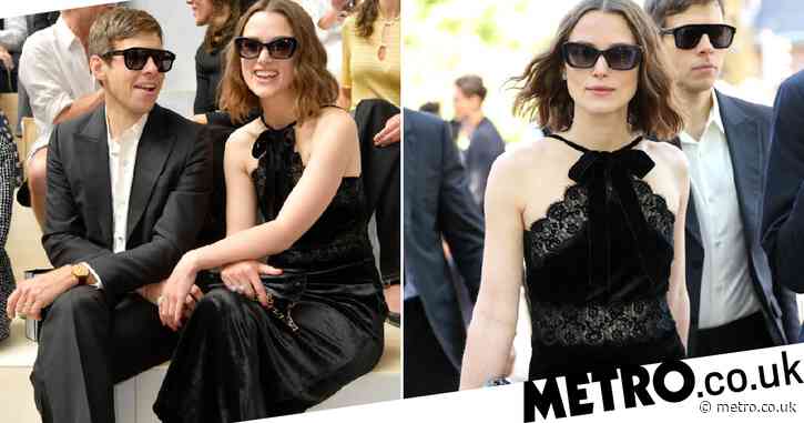 Keira Knightley is chic at Chanel with husband as couple enjoy front row - Metro.co.uk