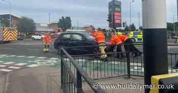 Car and 'ambulance' crash at Mount Pleasant in Hull - live updates - Hull Live