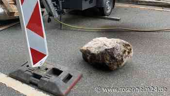 Nach gefährlichen Steinschlägen nahe des Tatzelwurms in Oberaudorf: Mobiler Schutzzaun kommt
