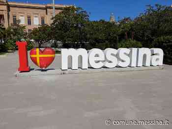 Ricollocato il cuore dell'opera d'arte moderna "I love Messina" installata in Piazza Unione Europea » Comune di Messina - Comune di Messina