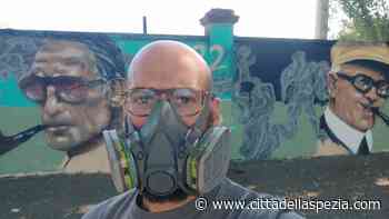 Pertini e Bearzot protagonisti dell’opera di Stefano ‘Stentwo’ Sergiampietri a San Siro - CittaDellaSpezia