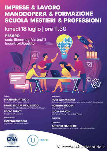 Imprese, mano d’opera, formazione: iniziativa CNA con il viceministro Accoto - Occhio alla Notizia