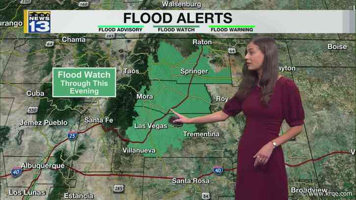 Scattered storms, heavy rainfall may lead to burn scar flooding