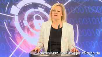 Faeser will Deutschland besser gegen Cyberangriffe rüsten