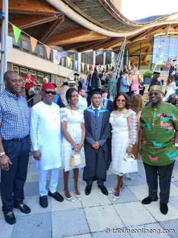 (PHOTONEWS): Wike's son bags Law degree from Exeter University, United Kingdom - Tribune Online