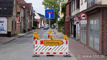 Barmstedter Baustelle: Neubau und Wartung: Erneute Vollsperrung in der Königstraße - shz.de
