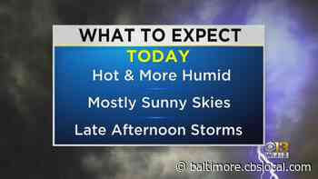 Maryland Weather: Alert Day Due To Afternoon Storms - CBS Baltimore