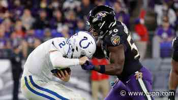 Justin Houston, Baltimore Ravens agree to one-year deal - ESPN