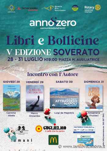 Soverato, luglio in compagnia di letture: tutto pronto per la V edizione di "Libri e Bollicine" (IL PROGRAMMA) - La Nuova Calabria