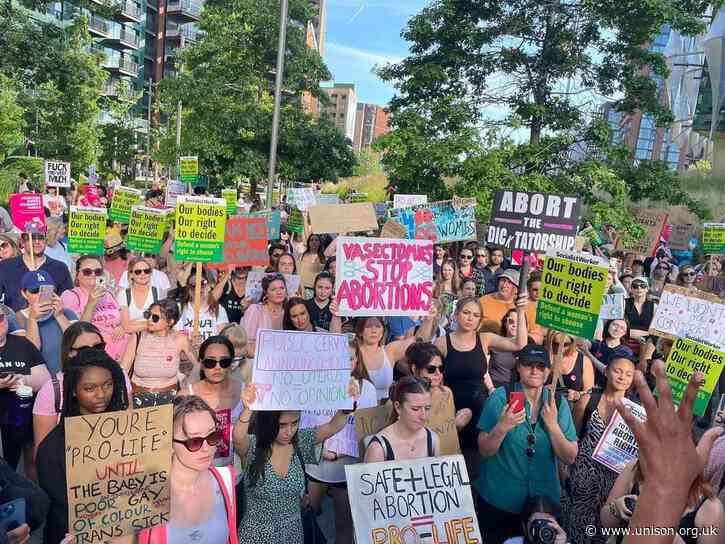 UNISON backs abortion rights and decriminalisation