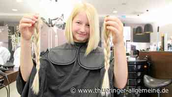 Die Zöpfe der zehnjährigen Anna aus Jena sind für kranke Kinder gedacht - Thüringer Allgemeine