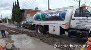Corrige Gobierno de Apizaco problema de drenaje en Granjas de Guadalupe - Gentetlx